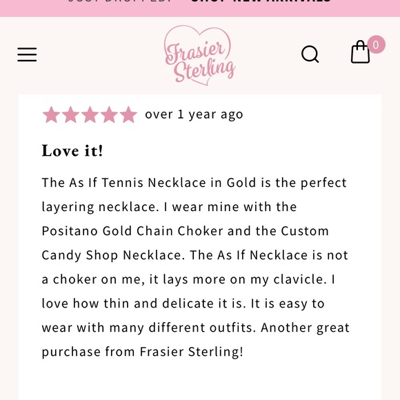 NWT Frasier Sterling As If gold cubic zirconia tennis adjustable choker necklace - Picture 10 of 13